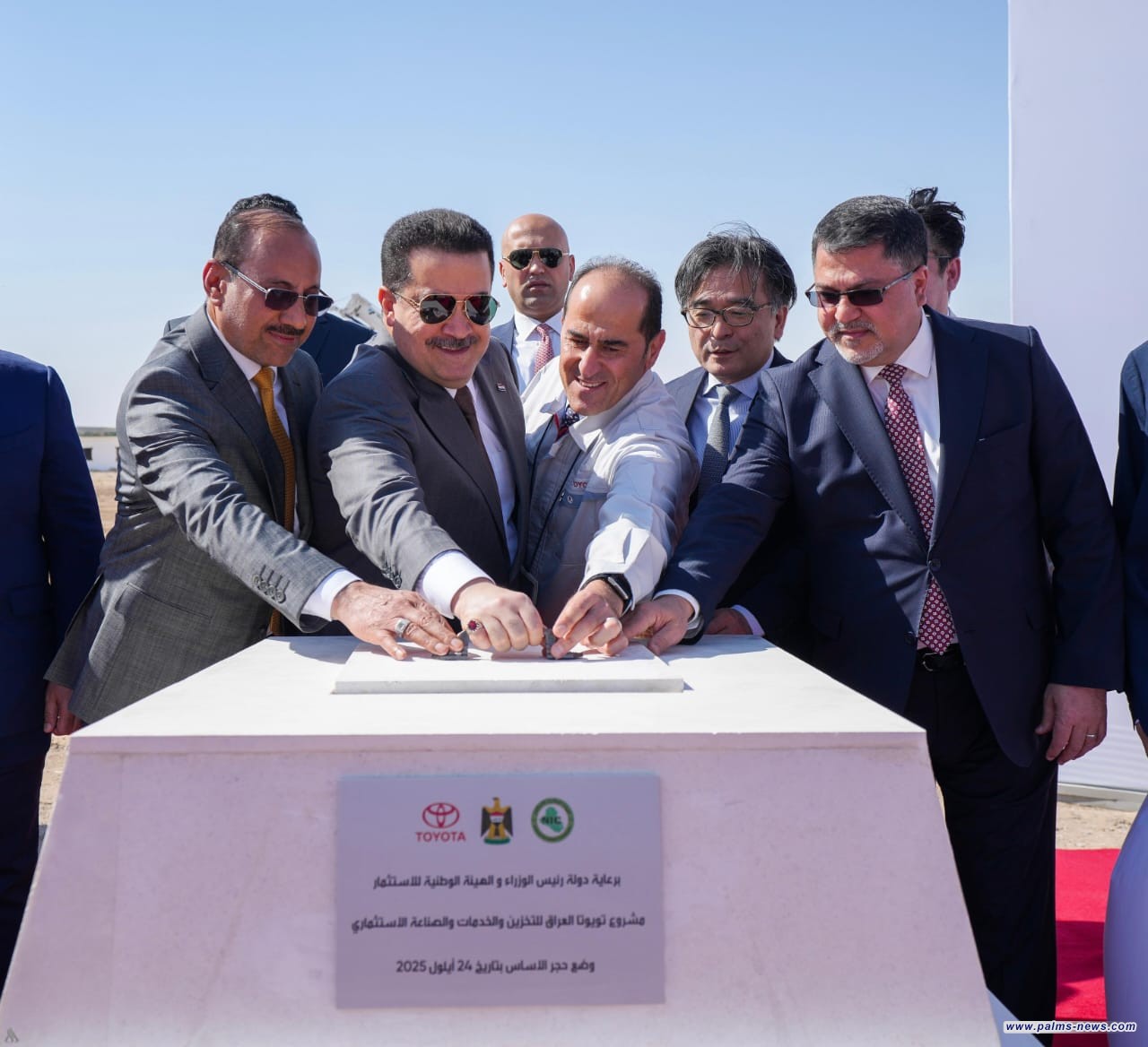 السوداني يطلق الأعمال التنفيذية لمشروع تويوتا العراق الصناعي والتخزيني